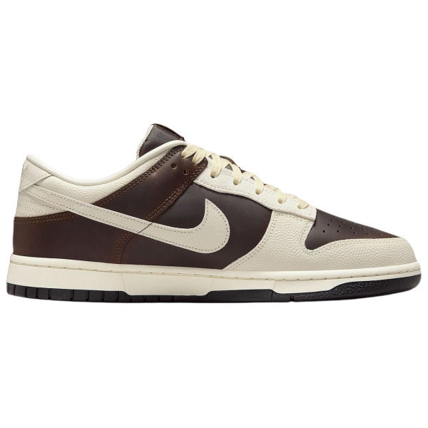 Nike Dunk Abrasion Resistant Низкие Кроссовки для скейтбординга Мужские Коричневые Белые