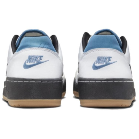 Nike Full Force Low Топ Скейтборд Кроссовки Мужские Черные Белые Синие
