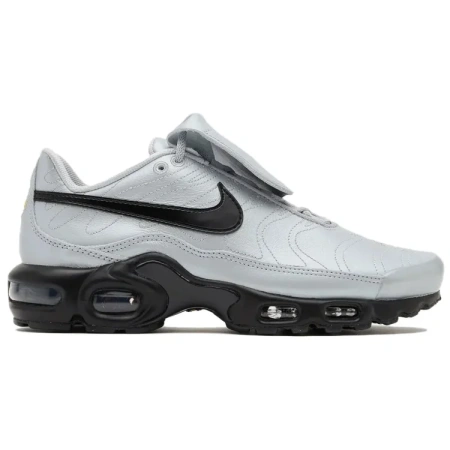 Nike Air Max Plus Устойчивый к истиранию Низкий Топ Повседневная Обувь Мужская Серебристый Черный Серый