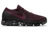 Nike VaporMax Flyknit Амортизация Баланс Низкий Топ Воздушная Подушка Марафон Беговые кроссовки Женские Темно-красный