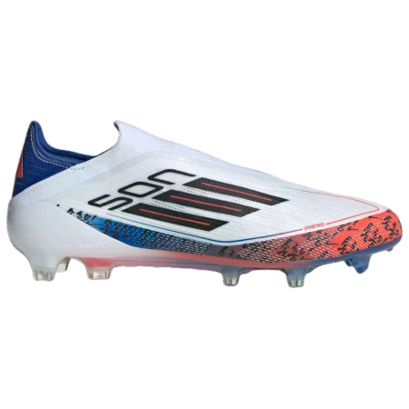 Adidas F50+ Elite Противоскользящие Устойчивые к истиранию Футбольные бутсы Унисекс Белый Синий Красный