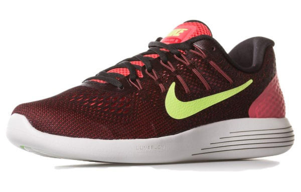 Nike Lunarglide 8 Кружево Вверх Амортизация Противоскользящие Низкие Беговые кроссовки Мужские Красные
