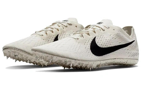 Nike Victory 3 Zoom Low Топ Беговые кроссовки Унисекс Белый Черный