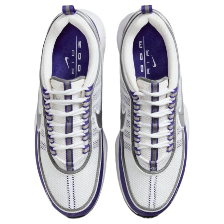 Nike Zoom Spiridon Сетка Синтетическая Кожа Низкий Верх Повседневные Беговые Кроссовки Мужские Белый Фиолетовый