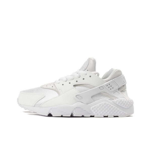 Nike Huarache Run Амортизация Противоскользящие Устойчивые к истиранию Низкие Беговые кроссовки Женские Белые