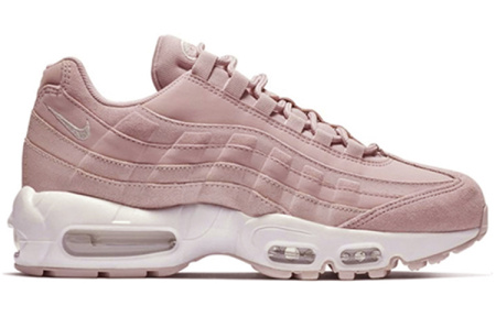 Nike Air MAX 95 Амортизация Износостойкие Низкие Повседневные Беговые Кроссовки Женские Вишневый Цветок Розовый