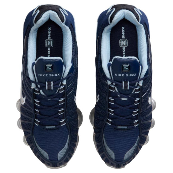 Nike Shox TL Series Low Топ Повседневная Беговая обувь для длинных дистанций Спринт Беговая обувь Женская Синяя