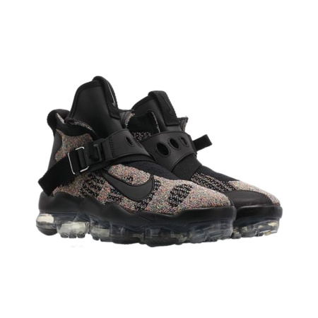 Nike Air Vapormax High Топ Air Cushion Марафон Беговые кроссовки Унисекс Черный