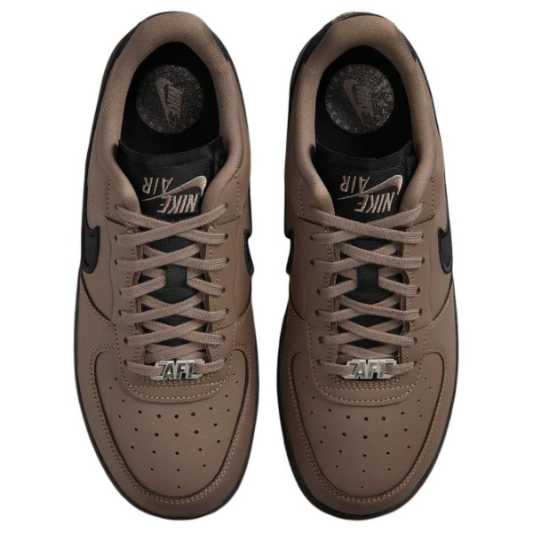 Nike Air Force 1 Slip-Resistant Abrasion-Resistant Low-Top Скейтборд Кроссовки Женские Коричневые Черные