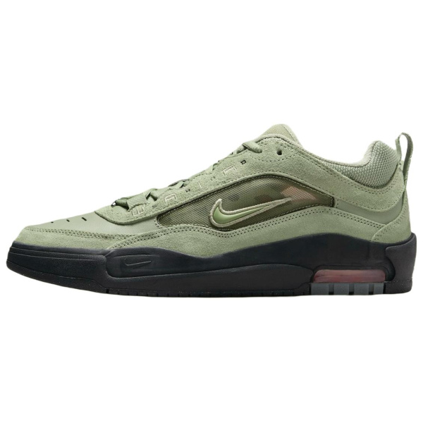 Nike Air Max Ishod Устойчивые к истиранию Низкие Кроссовки для скейтбординга Унисекс Зеленые