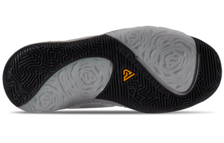 Nike Устойчивые к истиранию MID Топ Готовый к игре Детские баскетбольные кроссовки Серый