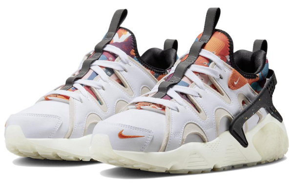 Nike Air Huarache Low Топ Повседневная обувь Женская Белый Оранжевый Фиолетовый