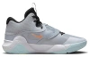 Nike KD Trey 5 X Low Топ Баскетбольные кроссовки для игры Мужской Серый Зеленый Азиатская версия