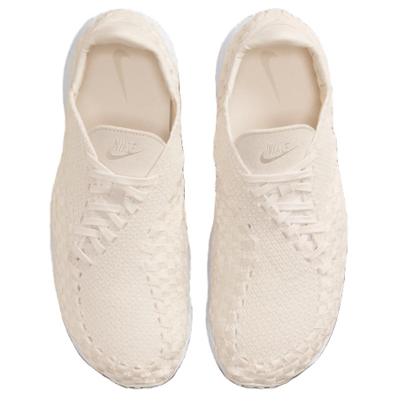 Nike Footscape Ткани вязаные Низкий топ Повседневная обувь Женская Бежевая