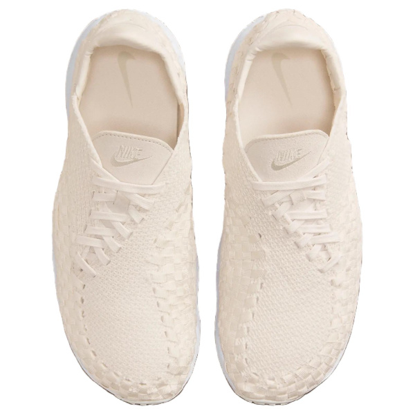 Nike Footscape Ткани вязаные Низкий топ Повседневная обувь Женская Бежевая