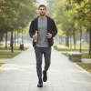 Nike REVOLUTION 6 Амортизация Износостойкий Низкий Топ Повседневные Городские Беговые Кроссовки Мужские Черные