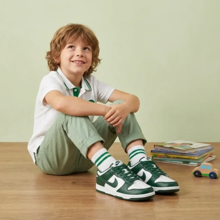 Nike Dunk Синтетическая кожа Противоскользящий Амортизация Устойчивый к истиранию Легкий Амортизация Низкий верх