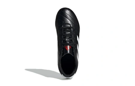 Adidas Goletto 7 VII Твердый Грунт Бутсы K FG Anti KICK Амортизация Низкие Детские Футбольные Бутсы Черный Белый