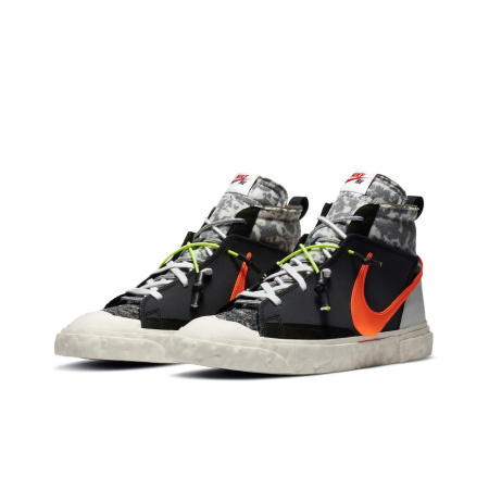 READYMADE X Nike Blazer Многоцветный MID Скейтборд Кроссовки Унисекс Черный Оранжевый