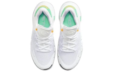 Nike Амортизация Противоскользящие Устойчивые к истиранию Низкие Кроссовки для тренировок Женские Белые