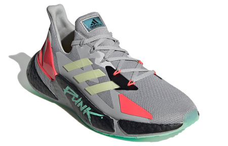 Cyberpunk 2077 x Adidas X9000l4 Ткань Амортизация Противоскользящий Устойчивый к истиранию Дышащий Низкий Верх