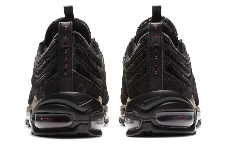 Nike Air Max 97 Сетка Текстиль Синтетическая кожа Низкий верх Воздушная подушка Повседневные беговые кроссовки Женские