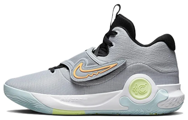 Nike KD Trey 5 X Low Топ Баскетбольные кроссовки для игры Мужской Серый Зеленый Азиатская версия