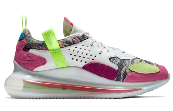 Nike Air Max 720 OBJ Замша Спортивная Амортизация Низкий Верх Повседневная Обувь Унисекс Розовая