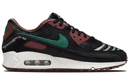 Nike Air Max 90 Замша Текстиль Амортизация Устойчивость к истиранию Покрытие Поддержка Легкий Низкий Верх