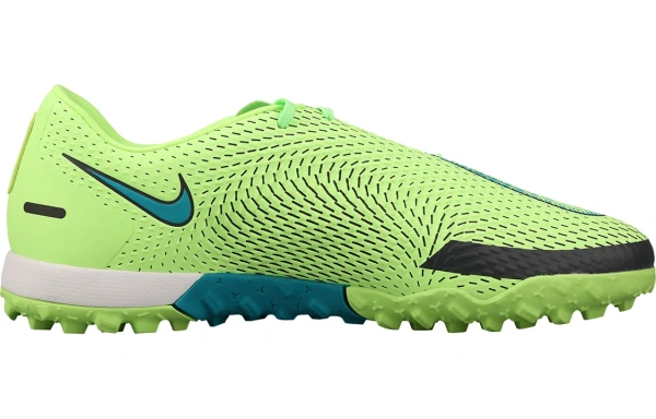Nike Phantom GT TF Шипы Амортизация Футбольные бутсы Унисекс Бирюзовый