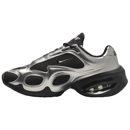 Nike Air MAX Muse Аbrasion Resistant Низкий Топ Повседневная Обувь Женская Серебряный Черный