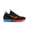 Nike VaporMax Flyknit Ткань Низкие Повседневные Беговые Кроссовки Женские Черные Желтые