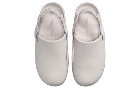 Nike Calm Mule Резиновая подошва Противоскользящие домашние тапочки Женские Бежево-розовые