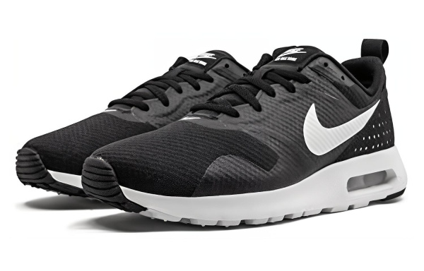 Nike Air Max Tavas Low Топ Повседневная обувь Женская Черно-белая