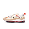 Nike Air Max 98 Low Топ Марафон Беговые кроссовки Мужские Белый Оранжевый