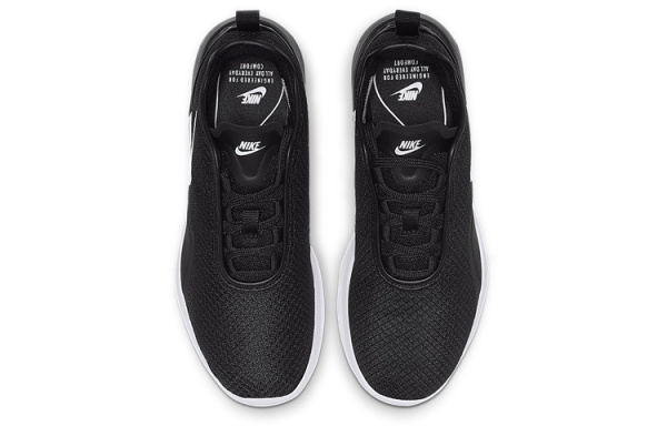 Nike Air Max MOTION Классический Низкий Беговые Кроссовки Женские Черно-Белые