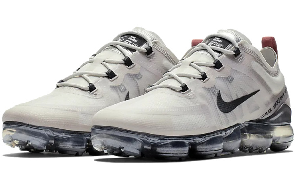 Nike VaporMax 2019 Устойчивые к истиранию низкие беговые кроссовки для мужчин лунный серый