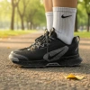 Nike Juniper Trail противоскользящие устойчивые к истиранию низкие повседневные беговые кроссовки женские черные