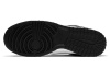 Nike Dunk Low Retro 'Черный' Кожа Устойчивая к истиранию Низкие Кроссовки для скейтбординга Мужские Черно-белые