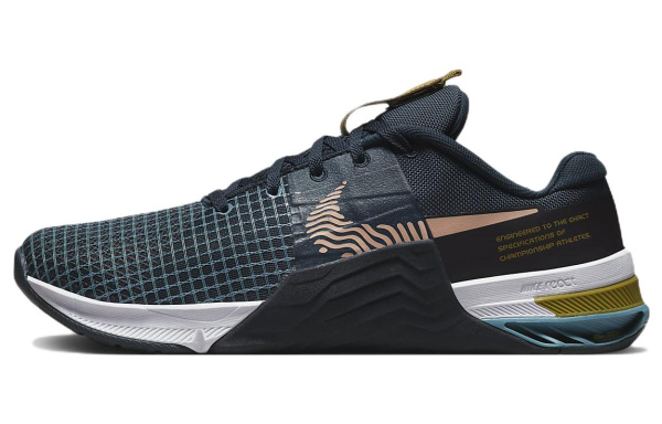 NIKE Metcon 8 Удобные Низкие Кроссовки для Тренировок Мужские Темно-Синие
