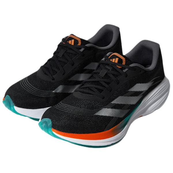 Adidas ETHER LITE Ткань Амортизация Устойчивость к истиранию Дышащие Беговые кроссовки Унисекс Черные