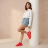 Nike GP Challenge 1 Устойчивые к истиранию Кроссовки для тенниса с низким верхом Женские Красные Серебряные