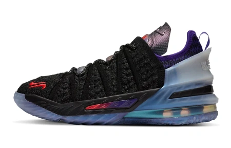 Nike Lebron 18 The Chosen 2 Mbappé Готовый к игре Противоскользящий Амортизация Устойчивый к истиранию Низкий верх