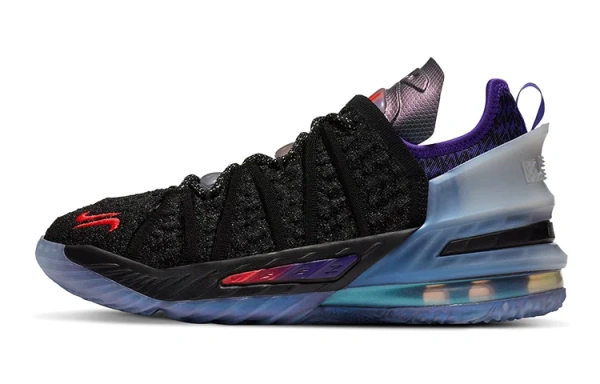Nike Lebron 18 The Chosen 2 Mbappé Готовый к игре Противоскользящий Амортизация Устойчивый к истиранию Низкий верх