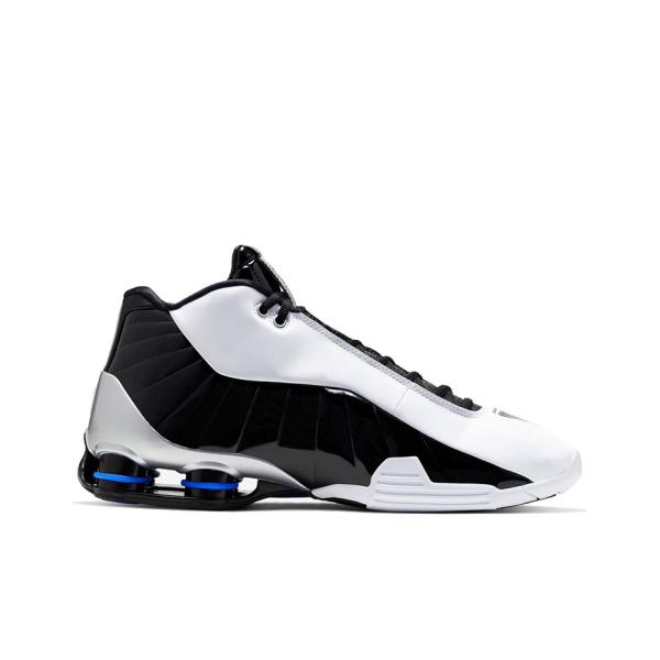 Nike Shox BB4 Series Нескользящие Легкие MID Баскетбольные Кроссовки Унисекс Черный Белый Синий