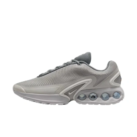 Nike Air Max DN Ткань Отскок Низкий Топ Резина Пена Повседневные Беговые Кроссовки Мужские Серый Белый