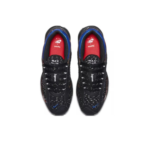 Supreme X Nike Air Max Tailwind Текстиль Синтетическая кожа Амортизация Устойчивость к истиранию Низкий верх