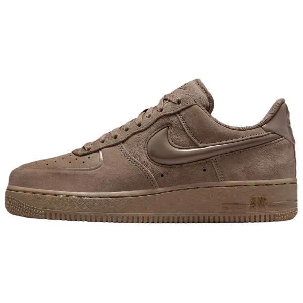 Nike Air Force 1 Классический и Универсальный Низкий Топ Скейтборд Кроссовки Женские Коричневый