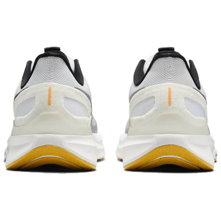 NIKE Zoom Structure 25 Дышащий Low Топ Повседневные кроссовки для бега Мужской Бело-серый