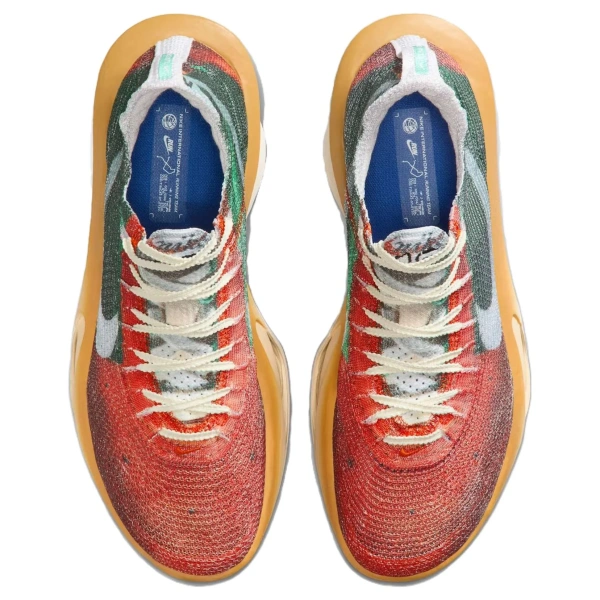 Nike Alphafly 3 Low Топ Марафон Длинный Бег Спринт Беговые Кроссовки Мужские Красный Зеленый